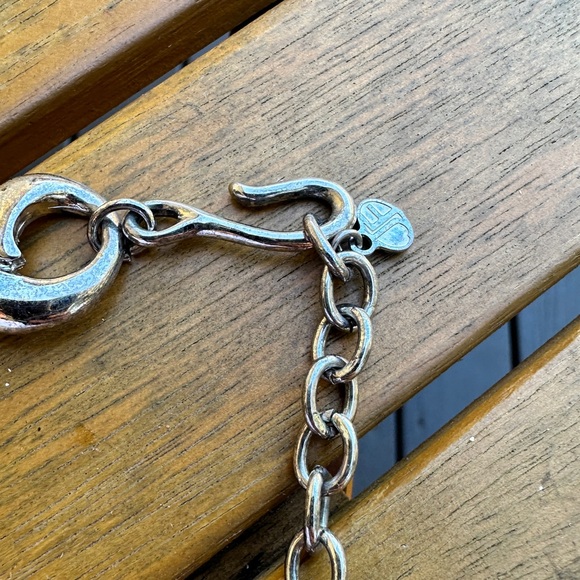 SOLD Monet gold tone rams head necklace and silver tone necklace - Picture 7 of 9